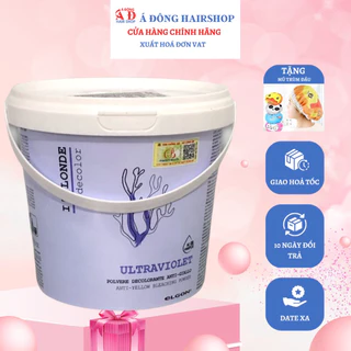 [+Tặng mũ trùm] BỘT TẨY TÓC ELGON ITALY ULTRA VIOLET (TẨY TÍM) CAO CẤP 500g