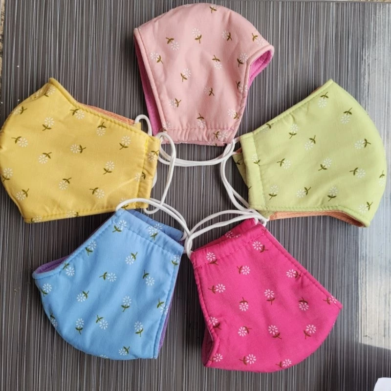 SET 2 Khẩu trang nữ vải đẹp dầy mịn