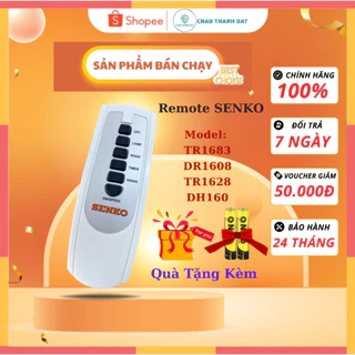 Remote Quạt Điều Khiển SENKO - Điều Khiển Từ Xa Các Dòng Quạt Model: TR1683, DR1608, TR1628, TR828 - Hàng Chính Hãng