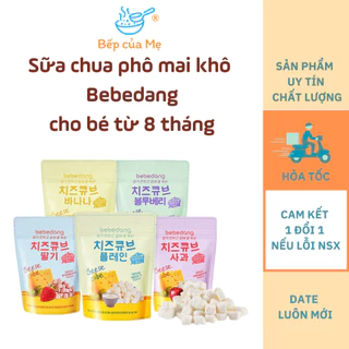 Phô mai sấy khô cho bé ăn dặm từ 8 tháng  của Hàn thơm ngon bổ dưỡng đủ vị, Shop Bếp Của Mẹ