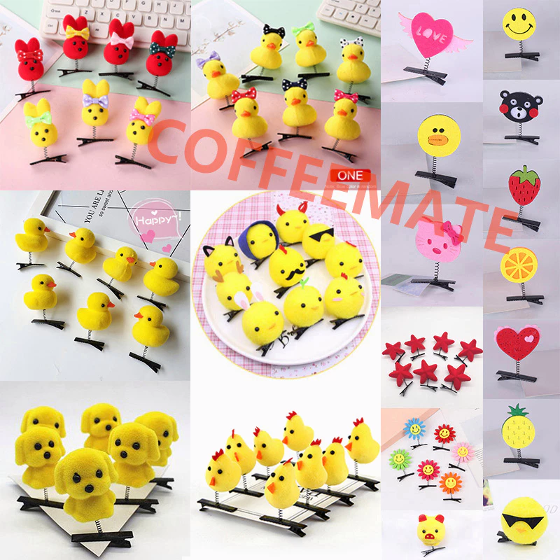 ⚡CM⚡Kẹp Tóc Hình Chú Vịt Vàng Nhỏ Xinh Xắn Dễ Thương
