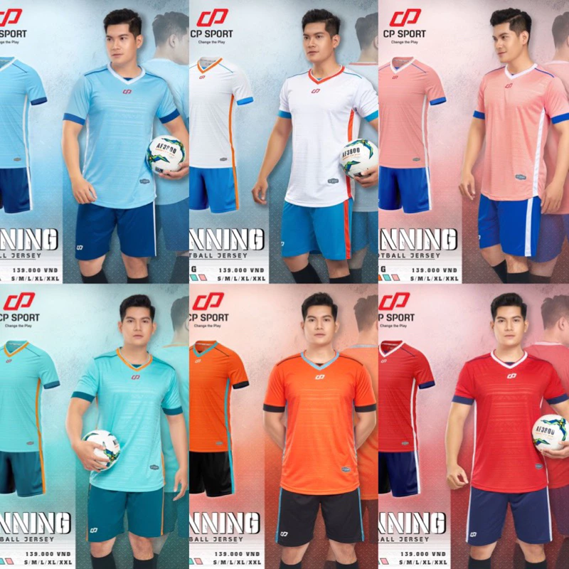 BỘ QUẦN ÁO ĐÁ BÓNG CP WINNING MỚI CHO NGÀY HÈ TƯƠI MÁT!