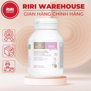 DHA Bầu Biosland - DHA For Pregnancy bổ sung cho bà bầu trong thai kỳ - Loại 60 viên  (Úc) [ DATE 2025 ]