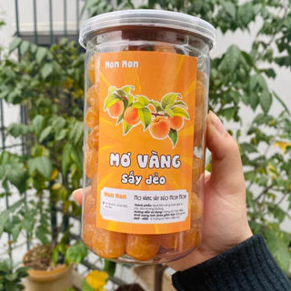 Mơ vàng sấy dẻo - 500gr - MonMon Food Đồ ăn vặt Hà Nội