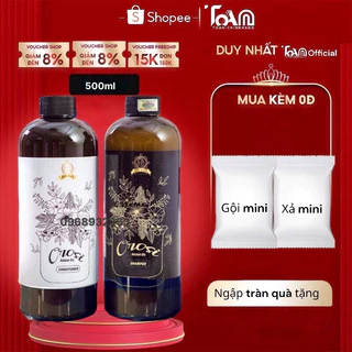 Cặp dầu gội xả Orosi chuyên phục hồi tóc khô xơ hư tổn nặng 500ml