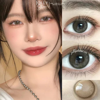 Kính áp tròng LUNA EYES 314 Brown Lens cận Jolly giãn vừa