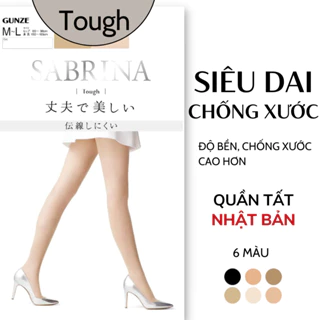 Quần tất siêu dai nội đia Nhật SABRINA Touch Quần tất chống xước chống tia UV làm thon gon đùi cao cấp Nhật Bản