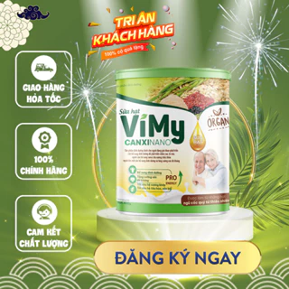 Sữa hạt thuần chay Vimy Canxi Nano tốt cho hệ xương khớp, bảo vệ tim mạch 900g