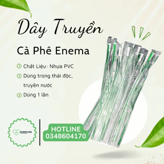 Combo 10 Dây truyền thải độc đại tràng cà phê enema Greetmed