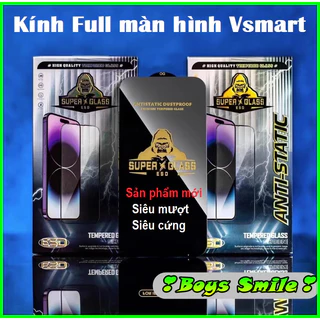 Kính Cường lực HD Full màn Amilum SUPER Vsmart Joy 3 Live 4 Joy 4 Active 3 Aris Aris Pro Star 4 Star 3  siêu cứng