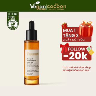 Tinh chất nghệ Hưng Yên Cocoon 30ml serum dưỡng trắng da mờ vết thâm - Thuần Chay Vegan Garden