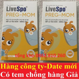 PregMom bào tử lợi khuẩn cho mẹ và bé [preg-mom chính hãng]