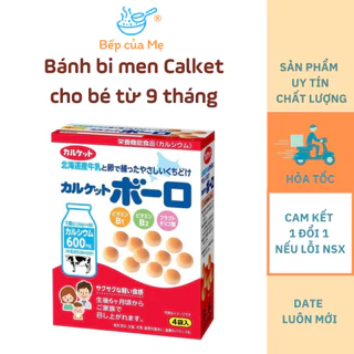 Bánh bi men ăn dặm cho bé từ 9m+ Calket của Nhật, Shop Bếp Của Mẹ