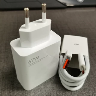 Bộ Sạc Nhanh Xiaomi Mi 67W Sạc chuẩn dòng - Cáp Sạc 6A USB Type-C cho Xiaomi 11 Pro & Xiaomi 11 Ultra...