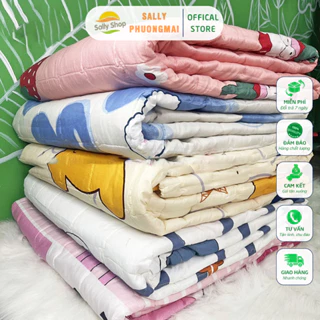 Vỏ chăn lồng ruột poly cotton mẫu đáng yêu dành cho bé [TH]