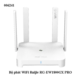 Bộ Phát Router WiFi 6 siêu khỏe Ruijie RG-EW1800GX PRO EW1800 1800Mbps- Bảo Hành Chính Hãng 3 Năm