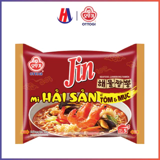 Mì Jin hải sản vị tôm & mực Ottogi 120g