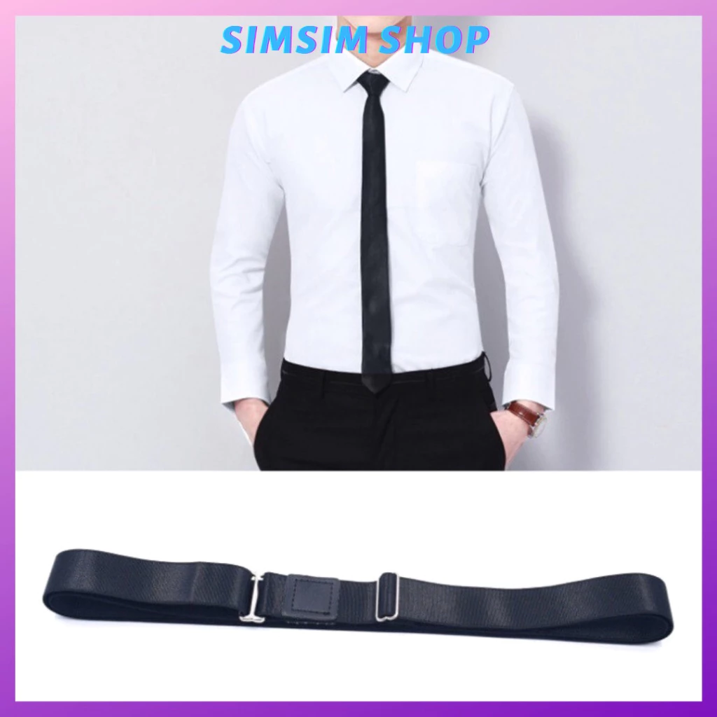 Dây đai nịt thắt lưng giữ áo sơ mi thẳng - dây đai áo sơ vin cho nam nữ giữ áo thẳng khi giơ tay