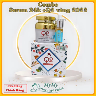 Combo Serum 24k + Q2 Vàng (Mới)