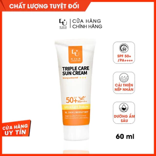 Kem chống nắng WSKIN TRIPLE CARE SUN CREAM SPF50+/PA++++ 60g mỏng nhẹ, không bết dính Hàn Quốc -T Store Vn