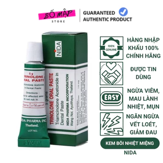 Kem Nhiệt Miệng Nida Trinolone Oral Paste Thái Lan 5g