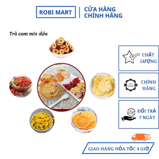 Set trà detox cam mỹ mix thơm (cam mỹ, thơm, táo thái lát, kỷ tử, hoa cúc) - set hộp 10, 20, 30 gói