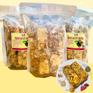 Thanh Gạo Lứt Granola Mix Chà Bông & Hạt dinh dưỡng - Ăn kiêng giảm cân  ( 500Gram/1KG )