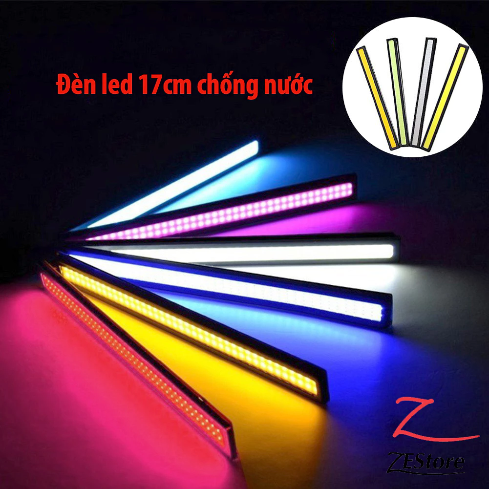 Đèn led ban ngày chống nước 17cm 12v cho xe hơi ô tô