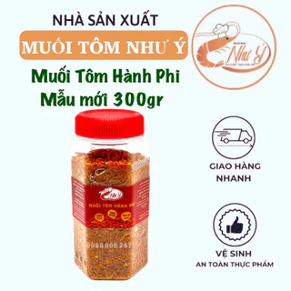 Muối tôm hành phi Như Ý 300gr mẫu mới có logo