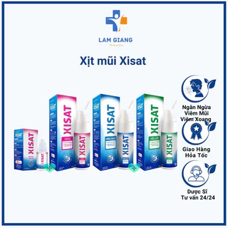 Nước xịt mũi muối biển sâu Xisat trẻ em và người lớn