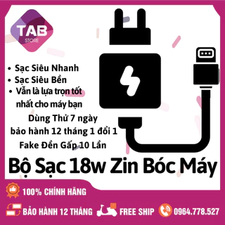 Bộ Sạc 18w Zin Bóc Máy Siêu Chất Chính Hãng - Bảo Hành 12T