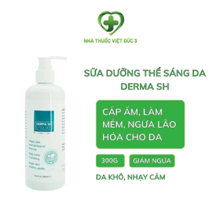 Sữa dưỡng thể Derma SH Emulsion kem dưỡng thể làm mềm da, dưỡng ẩm, giảm ngứa, chống lão hóa 300g