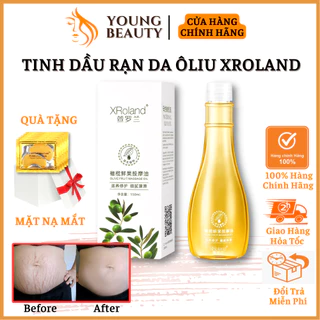 Tinh dầu rạn da Ôliu XROLAND - Serum đánh bay rạn da sau sinh, mờ thâm, tái tạo làn da săn chắc, đàn hồi - YOUNG BEAUTY