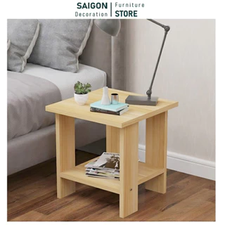 Bàn đầu giường mini kệ đa năng decor phòng khách phòng ngủ hiện đại tiết kiệm diện tích – SGP23