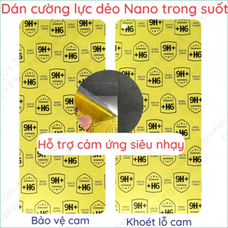 Dán cường lực màn hình Realme 10/ Realme 10 5G / Realme 11/ Realme 7/ 7pro/ x7/x7 pro/ GT Master nano dẻo trong suốt