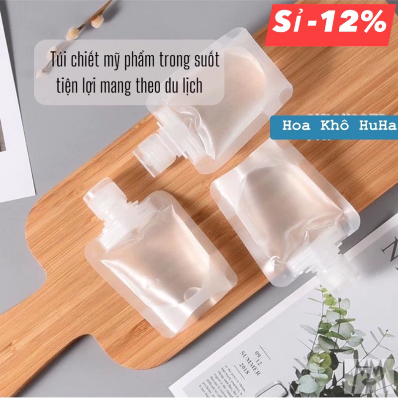 Túi Chiết Mỹ Phẩm, Dầu Gội, Dầu Xả, Sữa Tắm Có Thể Tái Sử Dụng, Tiện Ích