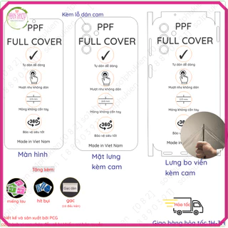 Dán PPF Samsung A15 5G/A25 5G/ A35 5G/ A55 5G/ A14 (4G/5G)/ A24 4G/ A34/ A54/ A13 (4G/5G)/ M14 5G/ M35 5G/ M55 5G