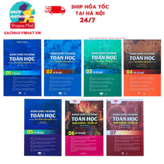 Sách - Đánh thức tài năng toán học 1+2+3+4+5+6+7 ( lẻ tùy chọn )