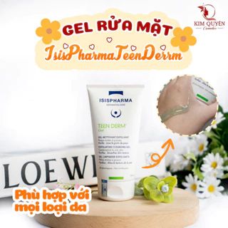 Gel rửa mặt, giảm nhờn ISIS Pharma Teen Derm Gel 150ml