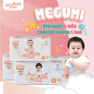 (MUA LÀ CÓ QUÀ) Tã Bỉm dán/quần MEGUMI NỘI ĐỊA NHẬT BẢN các size NB38/S48/M42/M50/L32/L44/XL38/XXL26