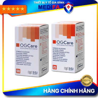 Que Thử Đường Huyết Ogcare Công Nghệ Bio-Sensor Cho Kết Quả Chính Xác Cao, Chính Hãng Made In Italy