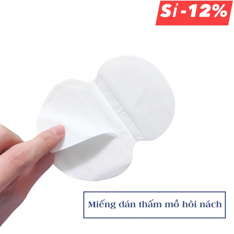 Set 10 Miếng Dán Thấm Hút Mồ Hôi Nách Dùng Một Lần Tiện Lợi