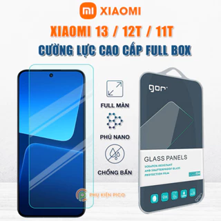 Kính cường lực Xiaomi 13 / Xiaomi 14 full màn hình chính hãng Gor phủ nano - Dán màn hình Xiaomi Mi 13 / Mi 14