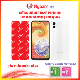 Cường lực dẻo Nano Premium cho điện thoại Samsung Galaxy A04 - Ngoan Store