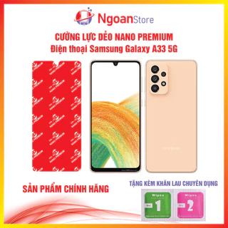 Cường lực dẻo Nano Premium cho điện thoại Samsung Galaxy A33 5G - Ngoan Store