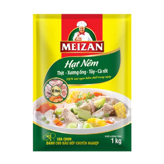 ( date 7/25 )Hạt Nêm Meizan Thịt - Xương ống - Tủy - Cà rốt (1Kg)