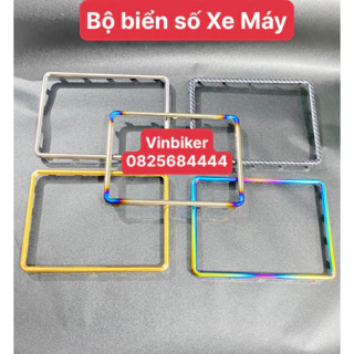 Khung Viền Biển Số Xe Máy Ốp Zin Thẳng vào Biển Số Xe