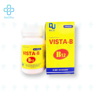 VISTA-B (B12) - Bổ Sung Vitamin B, Tăng Cường Chuyển Hoá Chất, Giảm Suy Nhược, Mệt Mỏi (Lọ 100 Viên) [Chính Hãng]