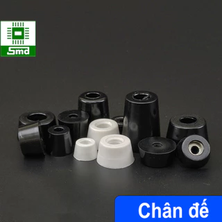 Chân loa cao su có lỗ bắt vít + đệm sắt loại đẹp linh kiện điện tử SMD