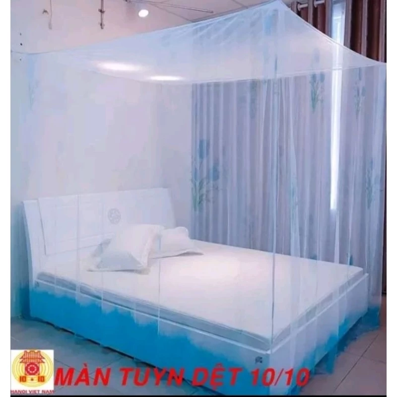 Mùng ngủ tuyn hoa màn ngủ 10/10  cao 2m
